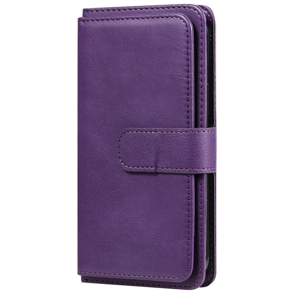 10-slot wallet case for Samsung Galaxy S22 Plus - Purple