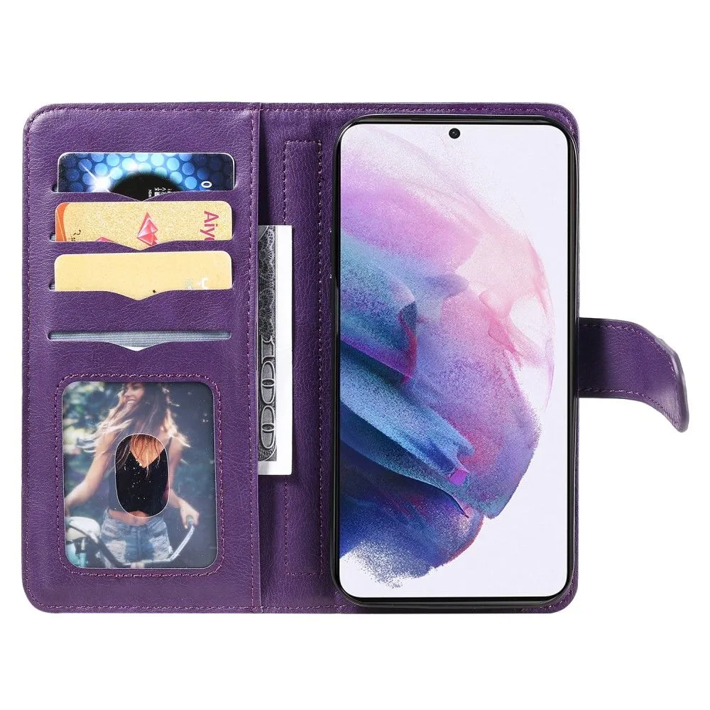 10-slot wallet case for Samsung Galaxy S22 Plus - Purple