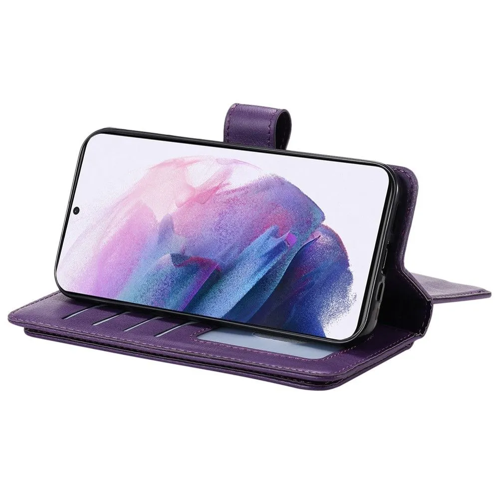 10-slot wallet case for Samsung Galaxy S22 Plus - Purple