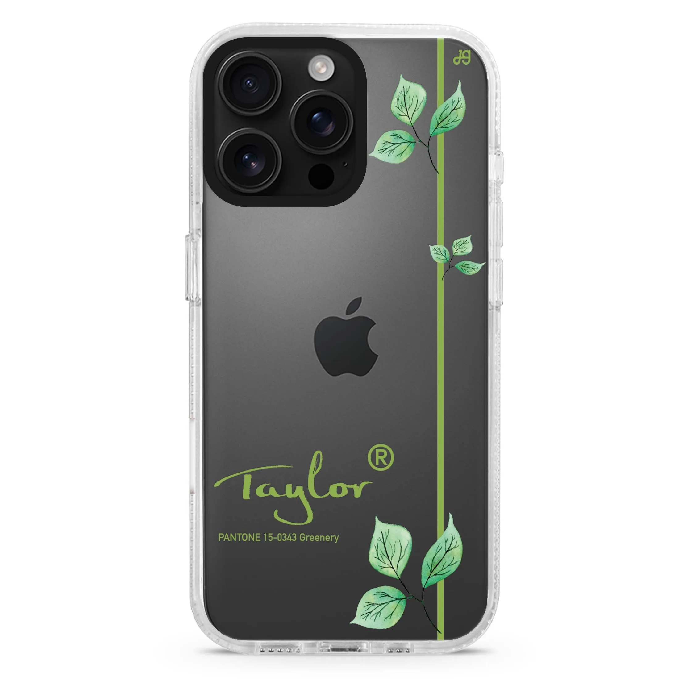 #15-0343 Greenery II iPhone 15 Pro Ultra Clear Case