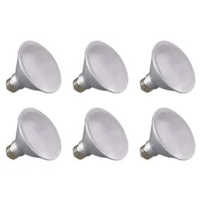 15W - PAR38 LED - 4000K - 25 deg. Beam Angle - Medium base - 120V - 6-Pack