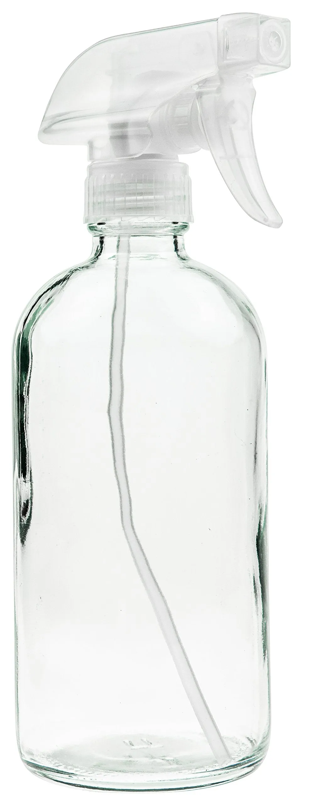 16oz Clear Glass Refillable Spray Bottle for Oils Cleaners and Plants