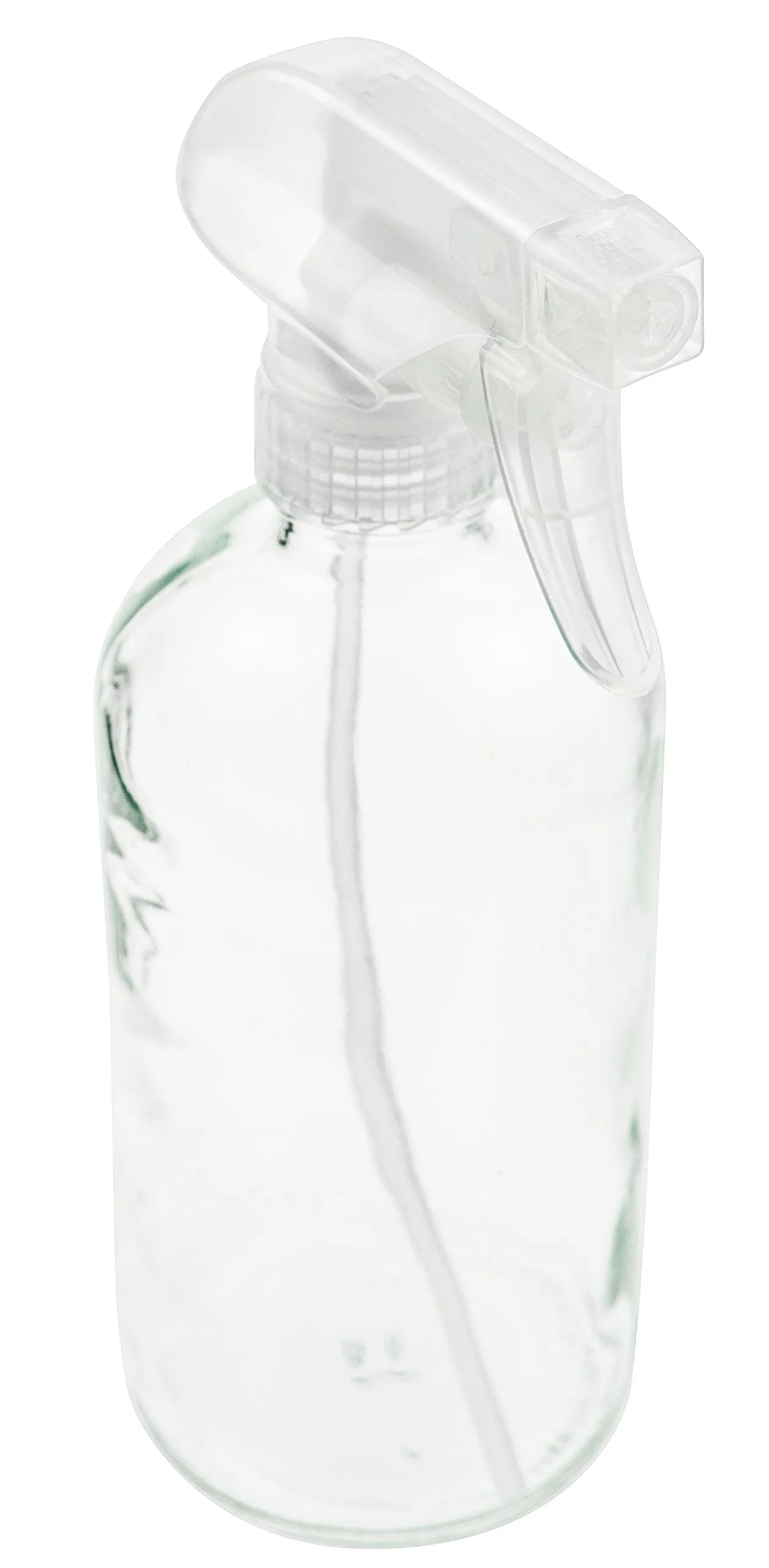 16oz Clear Glass Refillable Spray Bottle for Oils Cleaners and Plants