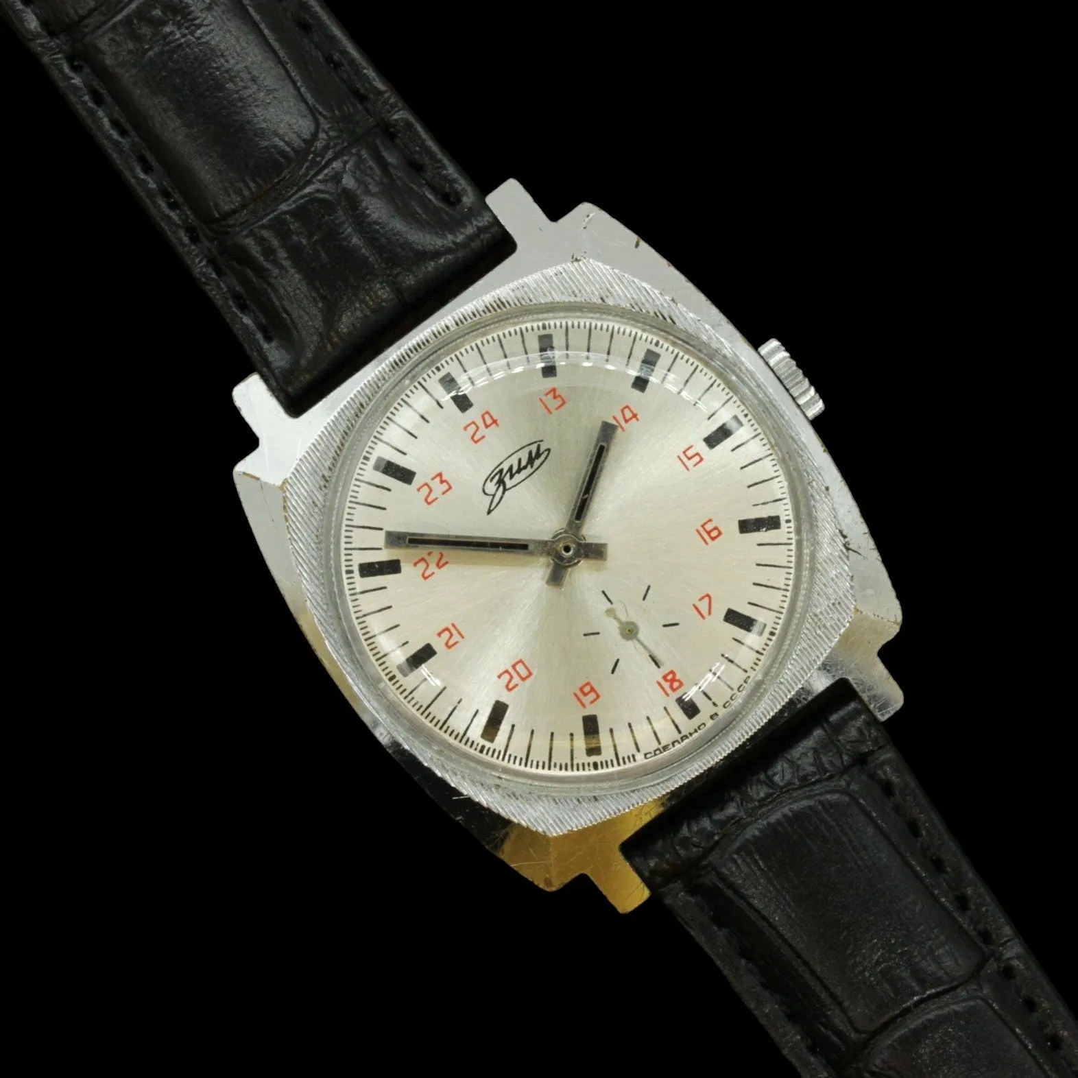 1970s ZIM Soviet mechanical men's watch cal.2602 Pobeda wristwatch