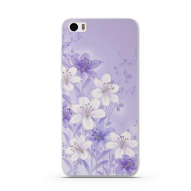 2017 Flower Printed Case for Xiaomi 5 Xiao Mi 5 MI5 M5 Soft Silicone Back Phone Cover for Xiaomi5 M 5 MI 5 Pro Xiaomi Mi5 Prime