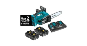 2020 Makita 18V X2 (36V) LXT® 12" Chain Saw Kit with 4 Batteries (XCU02PT1)