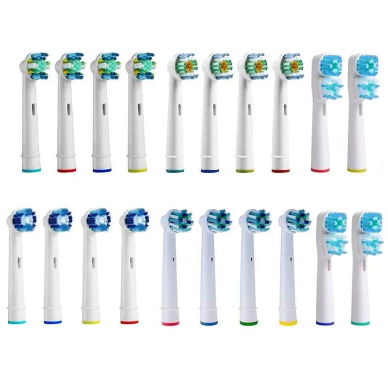 20pcs Compatible Replacement Toothbrush Heads Refill for Oral-B Electric