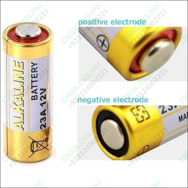 23a 12v Alkaline Battery Cells Mercury Free