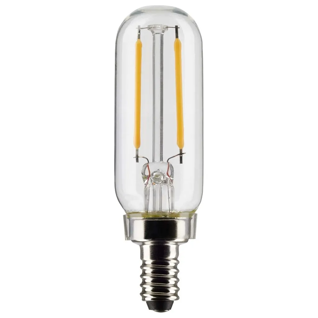 2.8 Watt T6 LED - Clear - Candelabra base - 90 CRI - 4000K - 120 Volt - 6-Pack