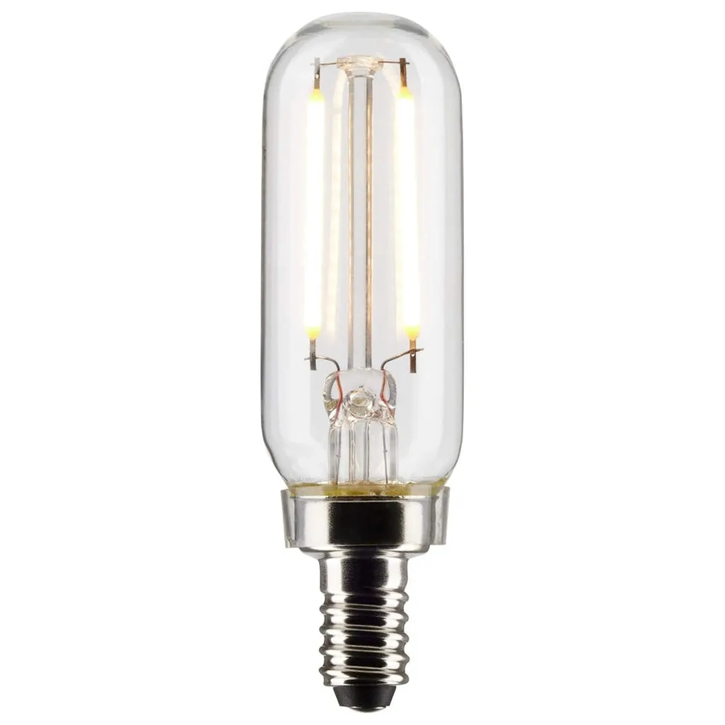 2.8 Watt T6 LED - Clear - Candelabra base - 90 CRI - 4000K - 120 Volt - 6-Pack