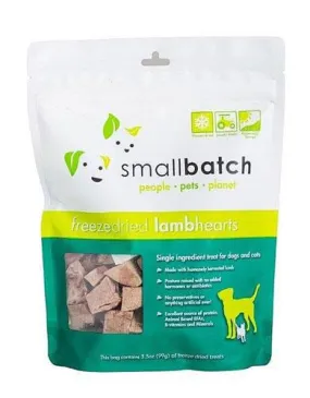 [30% OFF] Small Batch Freeze Dried Lamb Hearts Dog & Cat Treat (3.5oz)