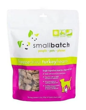 [30% OFF] Small Batch Freeze Dried Turkey Hearts Dog & Cat Treat (3.5oz)