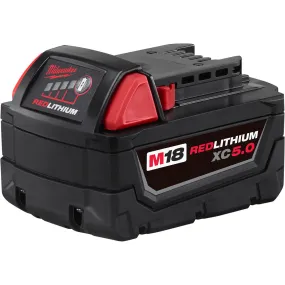 48-11-1850 Milwaukee M18 REDLITHIUM XC 5.0 Battery Pack