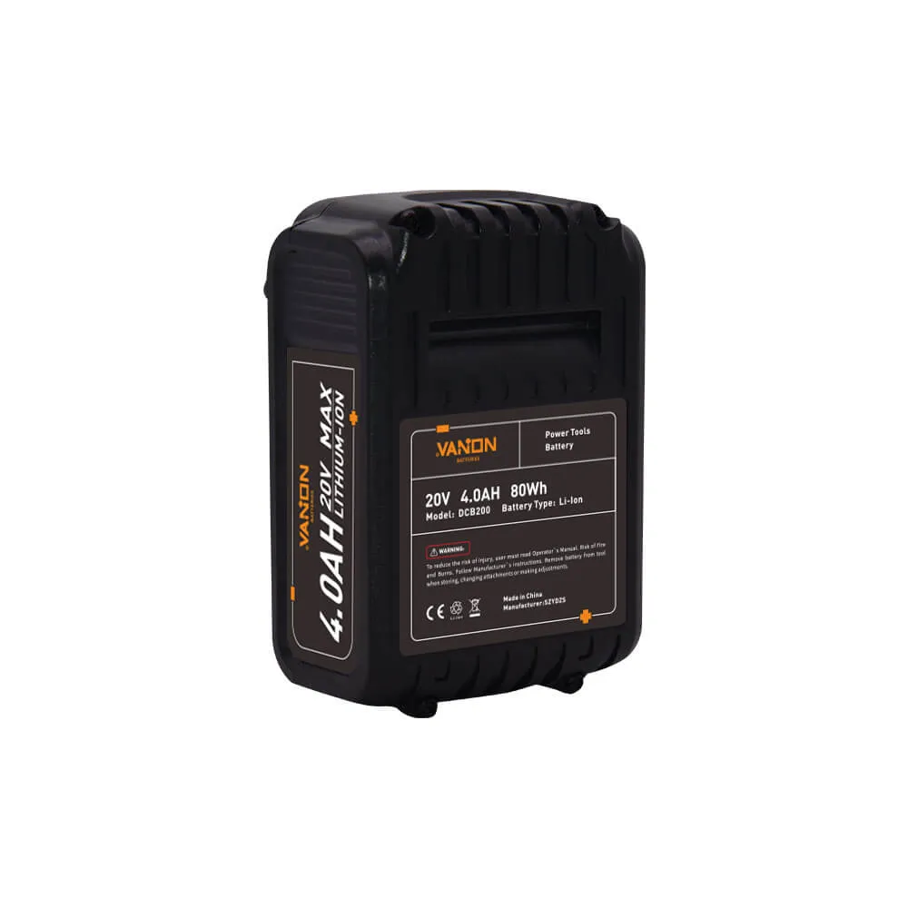 6 Pack 4.0Ah For Dewalt 20V Battery Replacement | DCB204-2 Li-ion