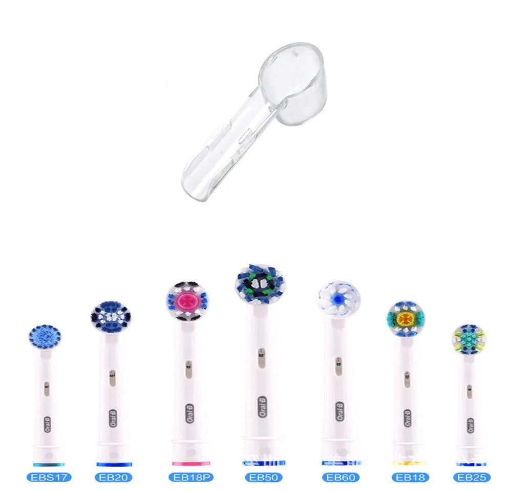 6pcs Electric Toothbrush Head Covers Protective Case Cap