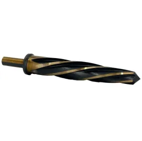 7/8" Bridge Reamer - Construction Reamer - 1/2" Shank and Black & Gold Finish