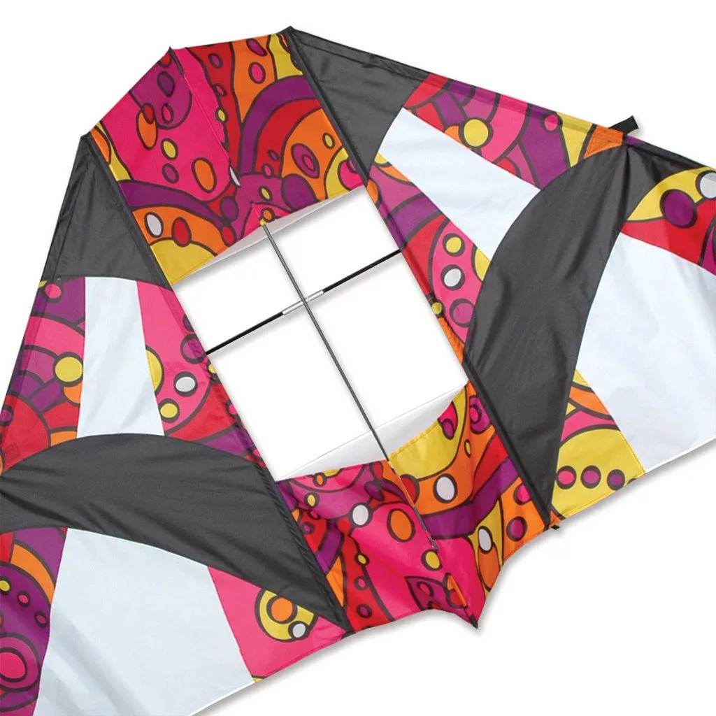 8.5 ft. Box Delta Kite - Warm Orbit