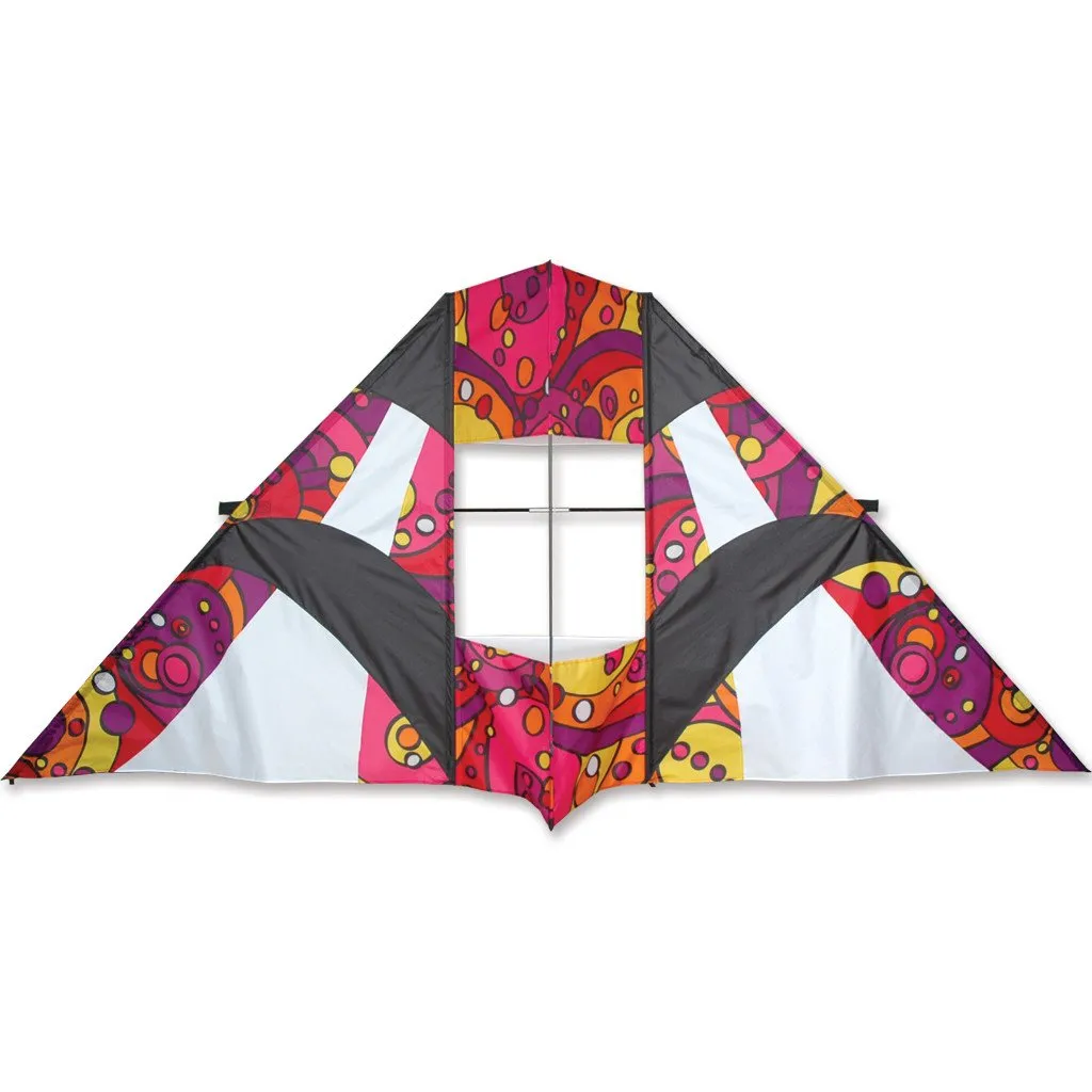 8.5 ft. Box Delta Kite - Warm Orbit