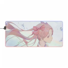 A Certain Scientific Railgun Kuroko Shirai RGB LED Mouse Pad (Desk Mat)