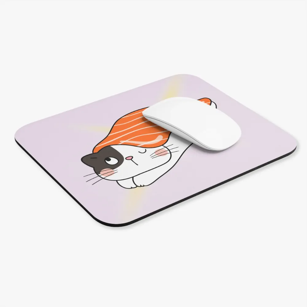 Adorabl Kawaii Cat Sushi Mouse Pad