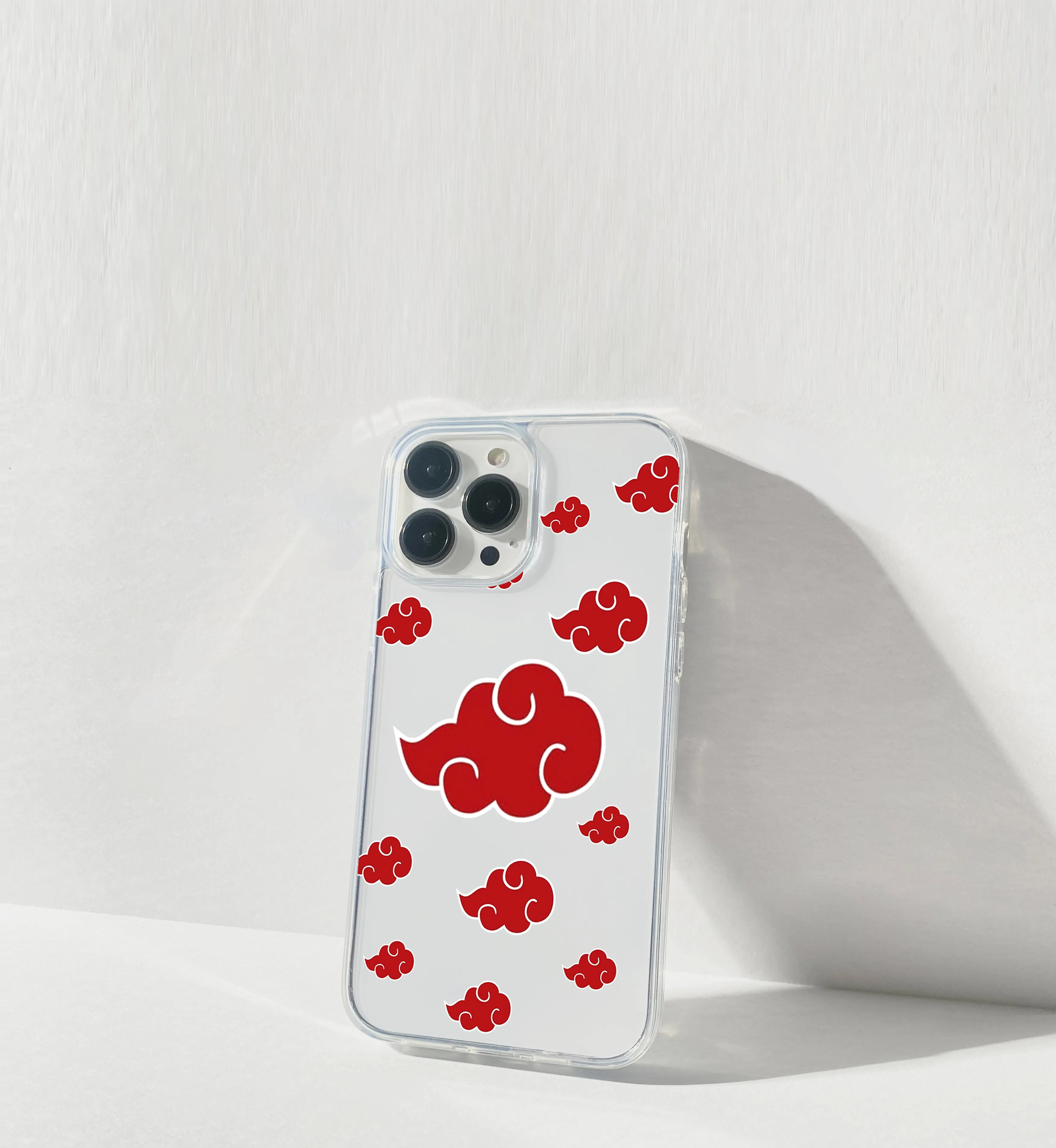 Akatsuki Clouds Anime Clear Silicon Cover