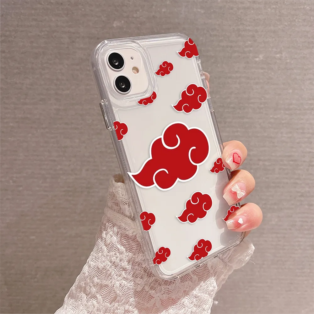 Akatsuki Clouds Anime Clear Silicon Cover