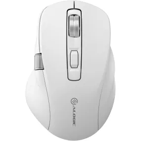 Alogic Apex Bluetooth USB-C Rechargeable 7 Keys Programmable Mouse (White)