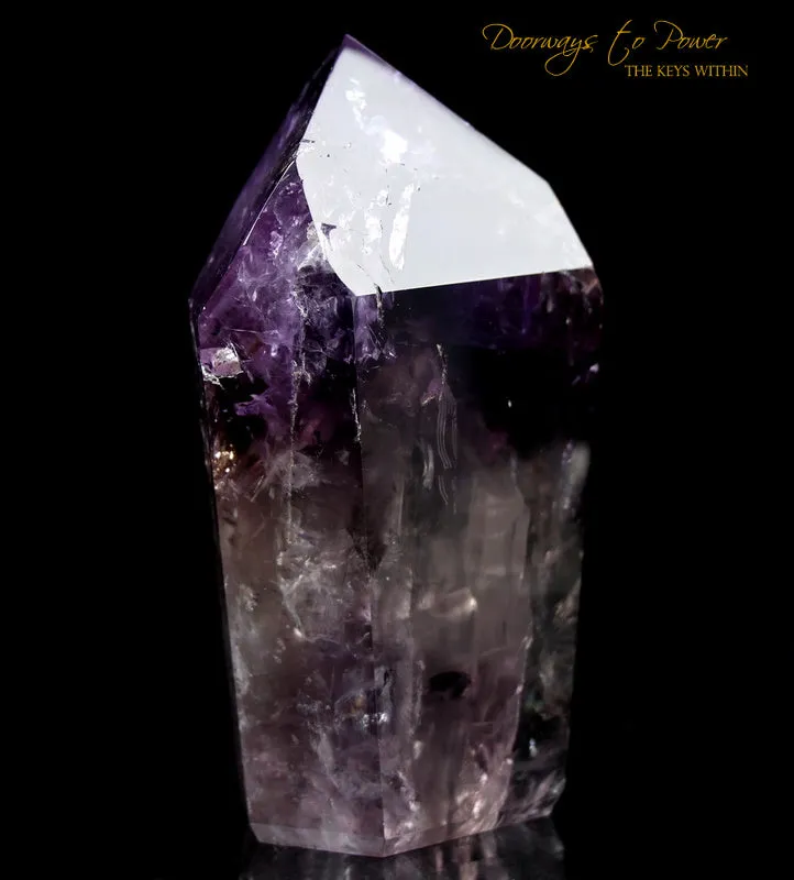 Amethyst Phantom Quartz Master Integration Transmitter Crystal Point