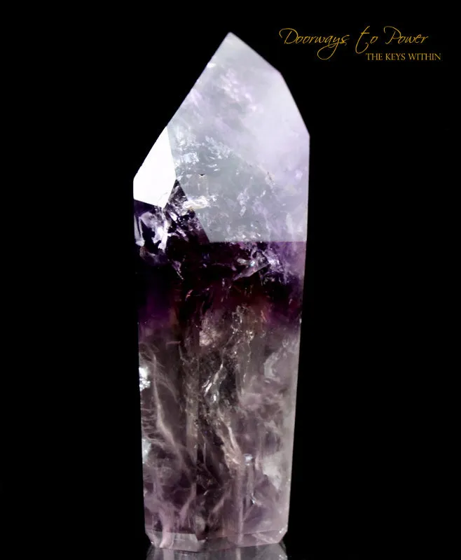 Amethyst Phantom Quartz Master Integration Transmitter Crystal Point