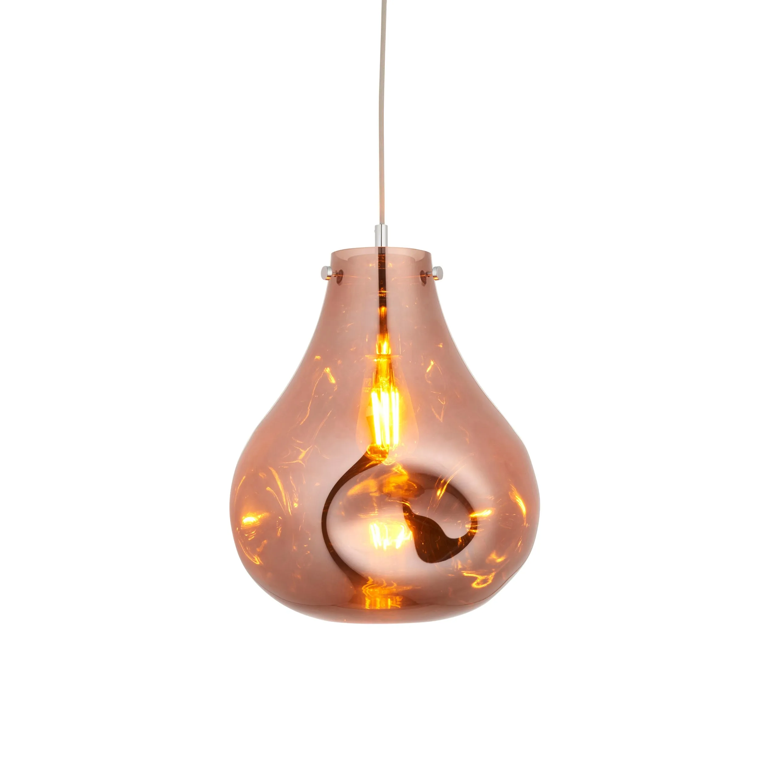 Amos Iris Pendant Copper Large