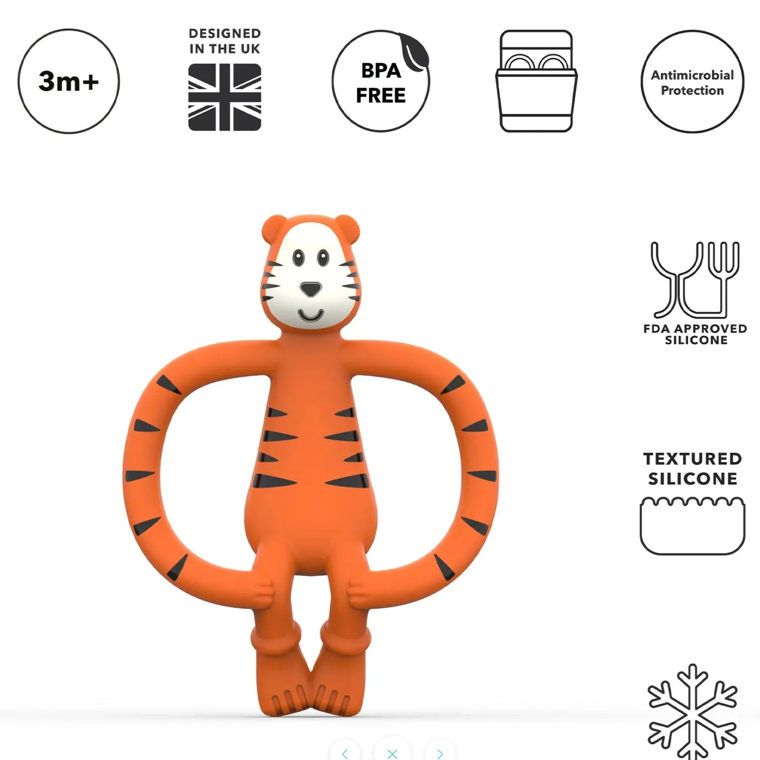 Animal Teether - Teddy Tiger