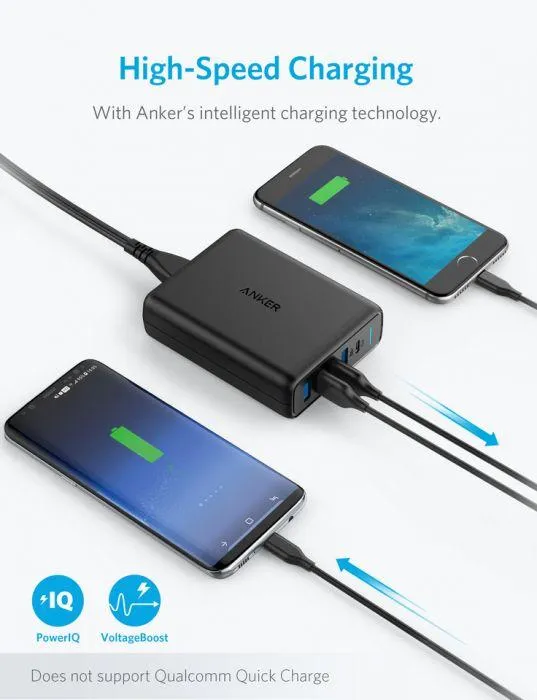 Anker PowerPort Speed PD 5 Ports USB-C Charging Station