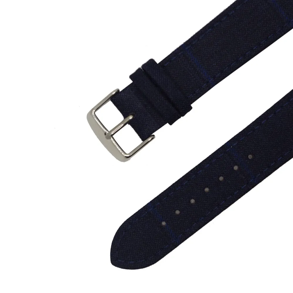 Apple Watch BLUE WITH BLACK & BLUE WINDOWPANE