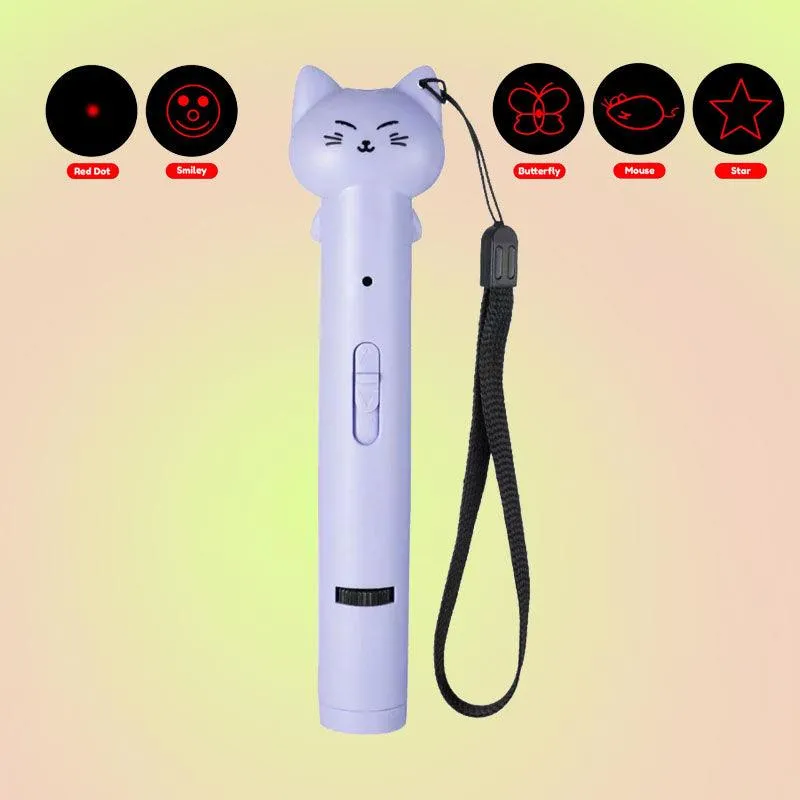 Automatic Rechargeable Cat Laser Pointer Toy with 5 Patterns