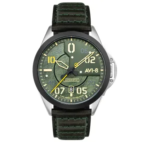 AVI-8 Hitchcock Automatic Greentree Watch AV-4086-03