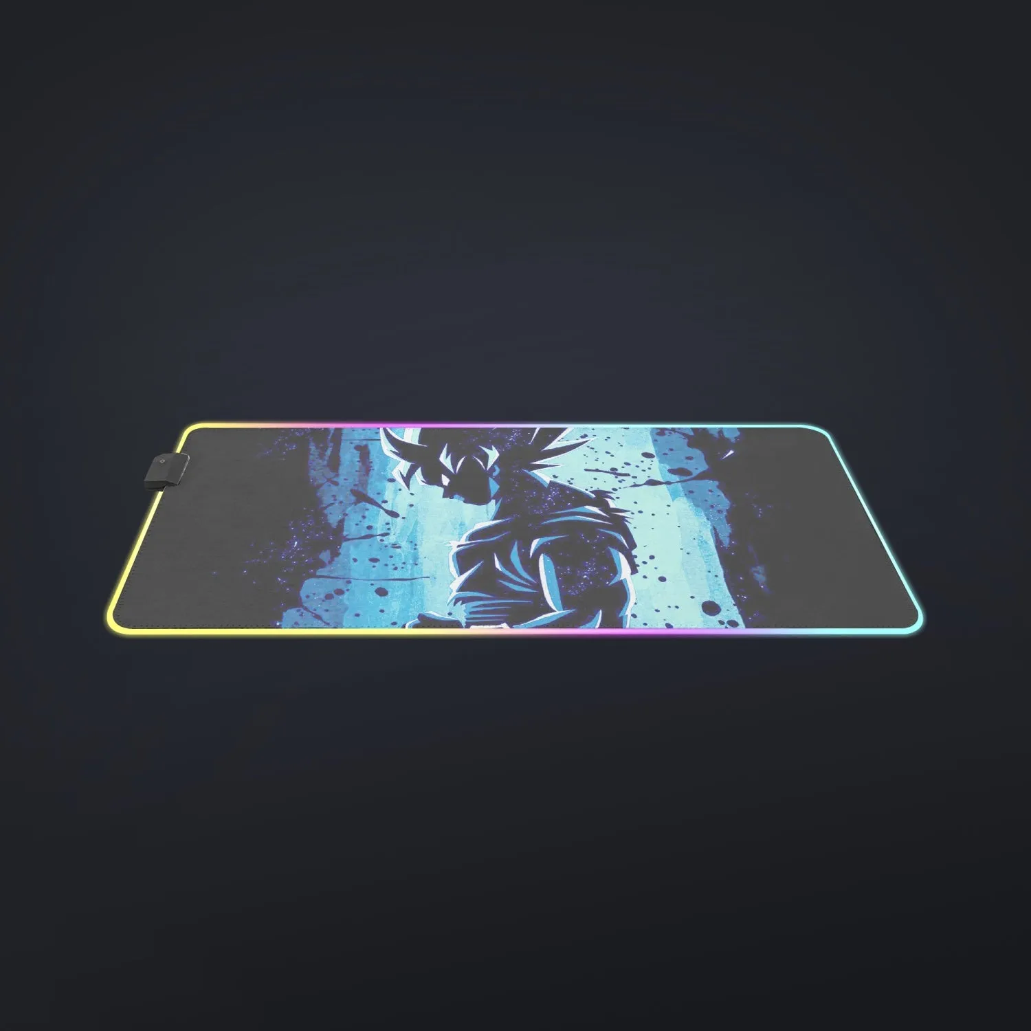 Awesome Goku Blue Design Dragon Ball Z coolLED Mouse Pad