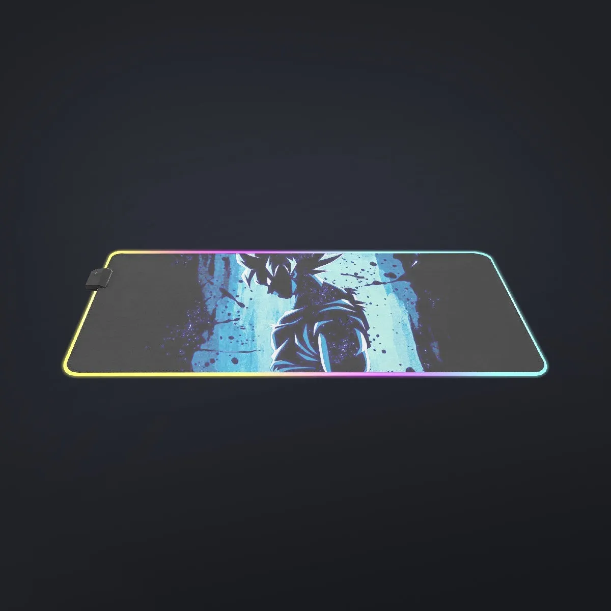 Awesome Goku Blue Design Dragon Ball Z coolLED Mouse Pad