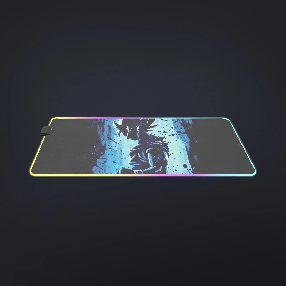 Awesome Goku Blue Design Dragon Ball Z coolLED Mouse Pad