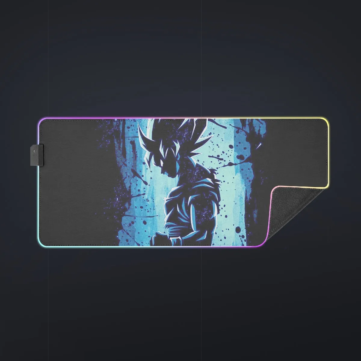 Awesome Goku Blue Design Dragon Ball Z coolLED Mouse Pad