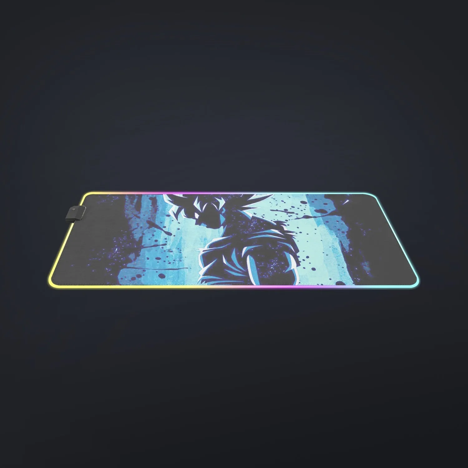 Awesome Goku Blue Design Dragon Ball Z coolLED Mouse Pad