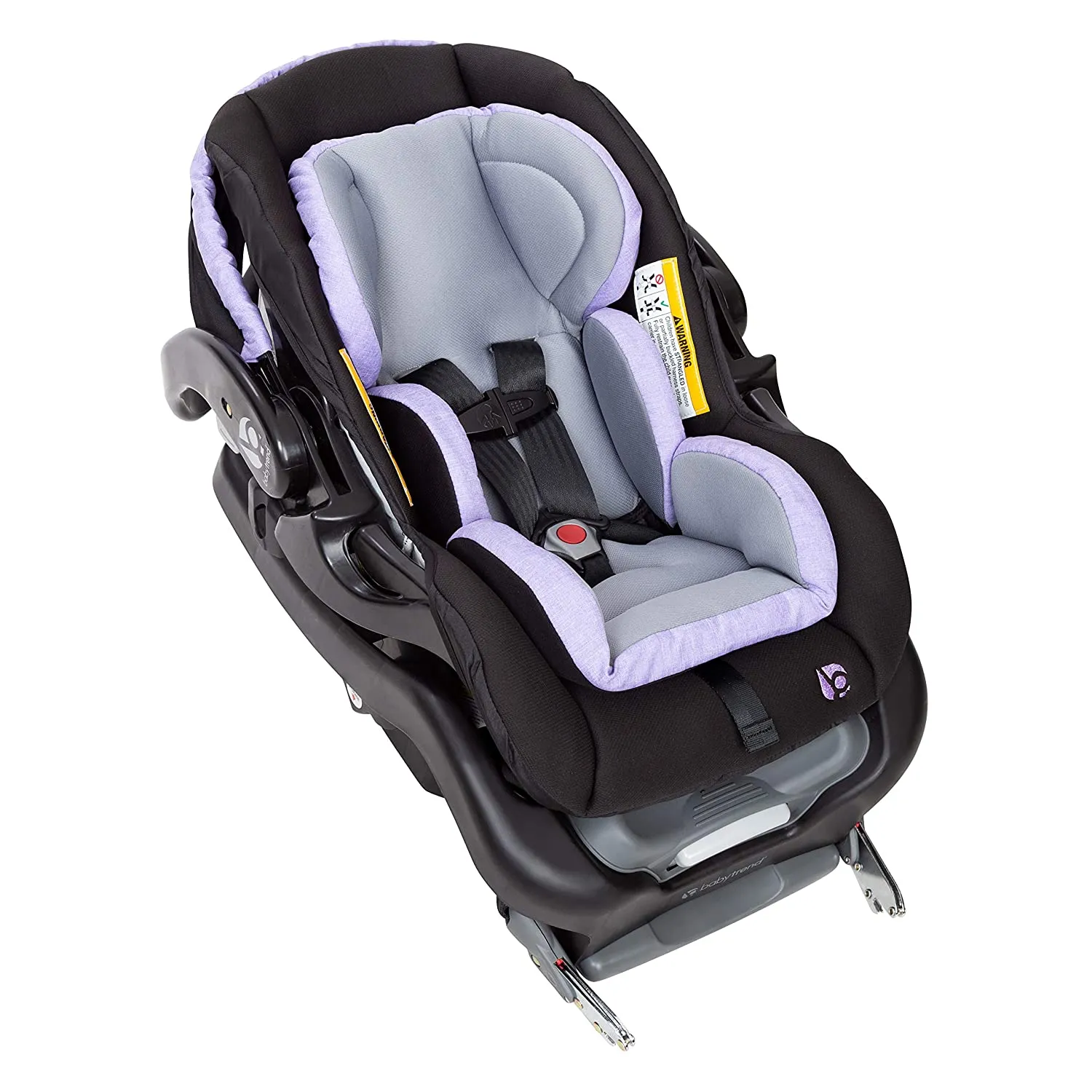 Baby Trend Secure Snap Tech 35 Safe Infant Car Seat Travel System, Lavender Ice