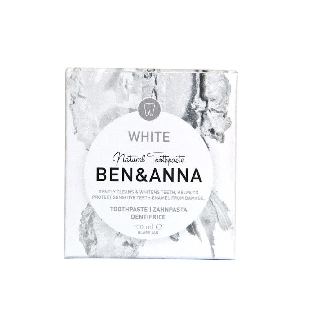 Ben & Anna Natural Vegan Toothpaste - White