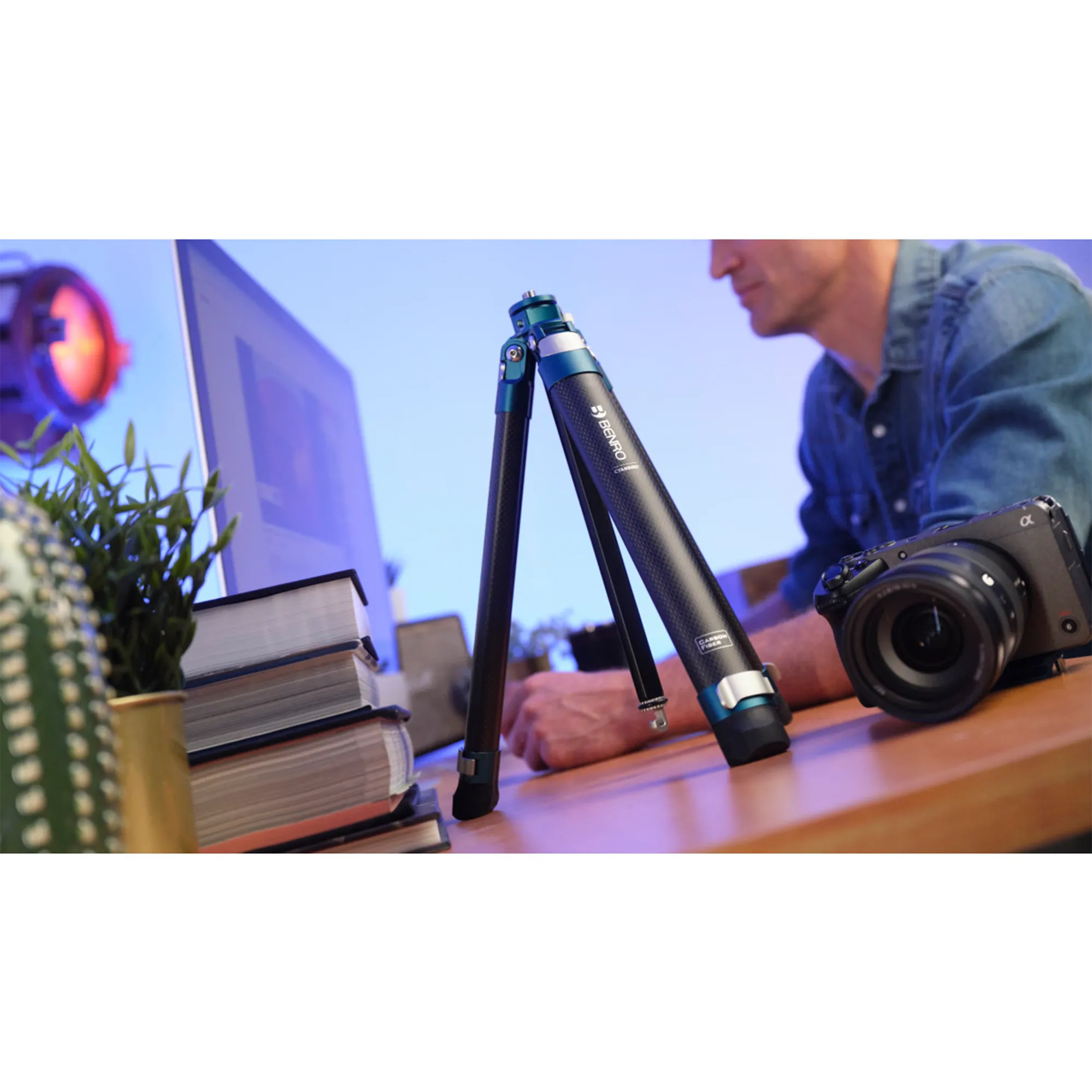 Benro TCBC12 TableBird 2-Section Carbon Fiber Table Top Tripod (No Head)