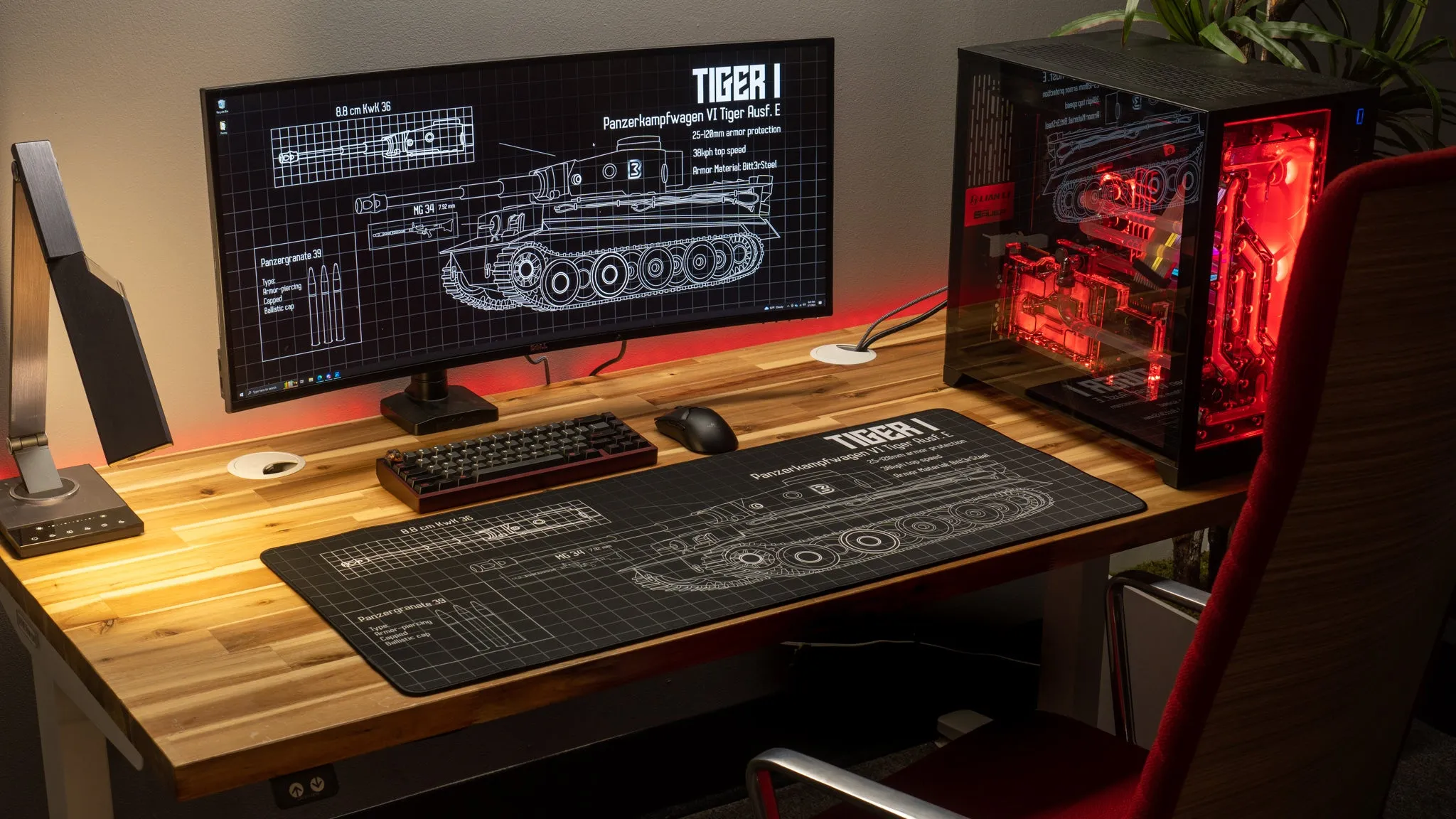 Bitt3rSteel "Wunderwaffe - Black" Limited Edition Content Creator Collaboration Gaming Deskmat