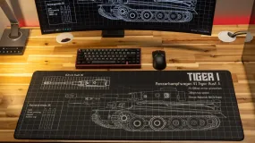 Bitt3rSteel "Wunderwaffe - Black" Limited Edition Content Creator Collaboration Gaming Deskmat