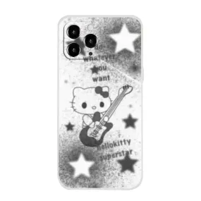 Black and White Hello Kitty Inspired Do Whatever You Want iPhone Case