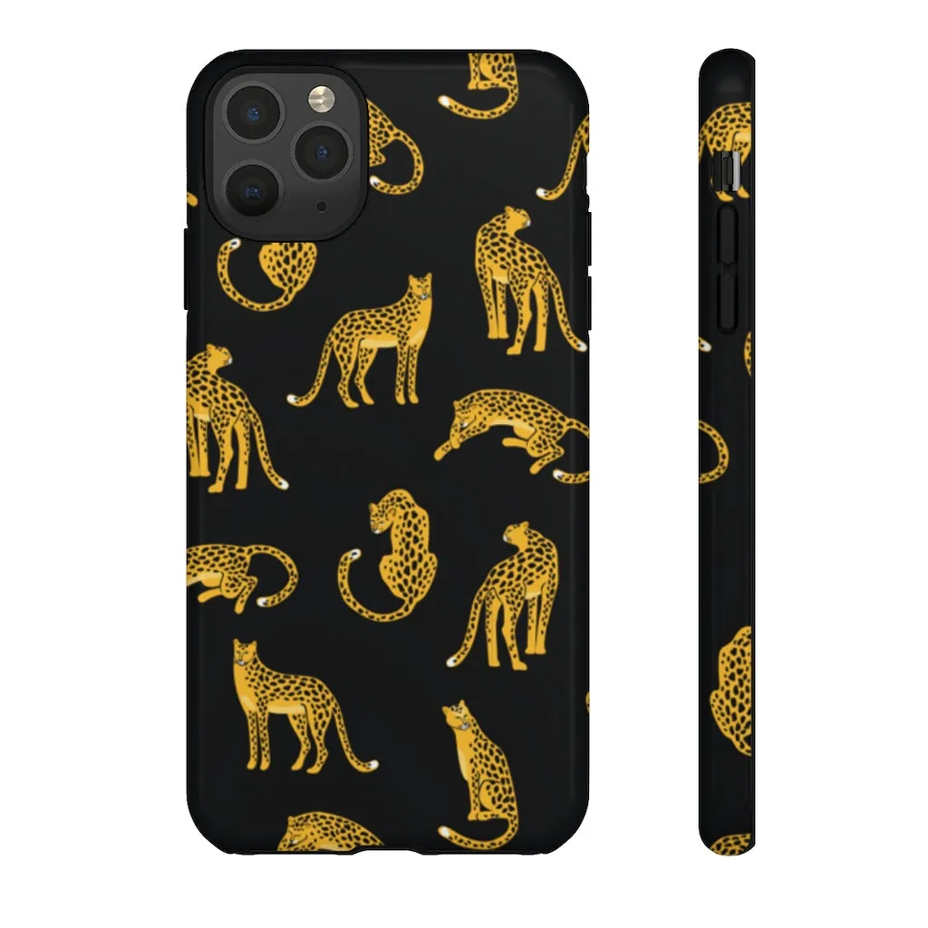 Black Leopards Tough Phone Case