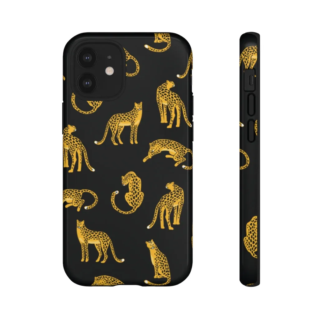 Black Leopards Tough Phone Case