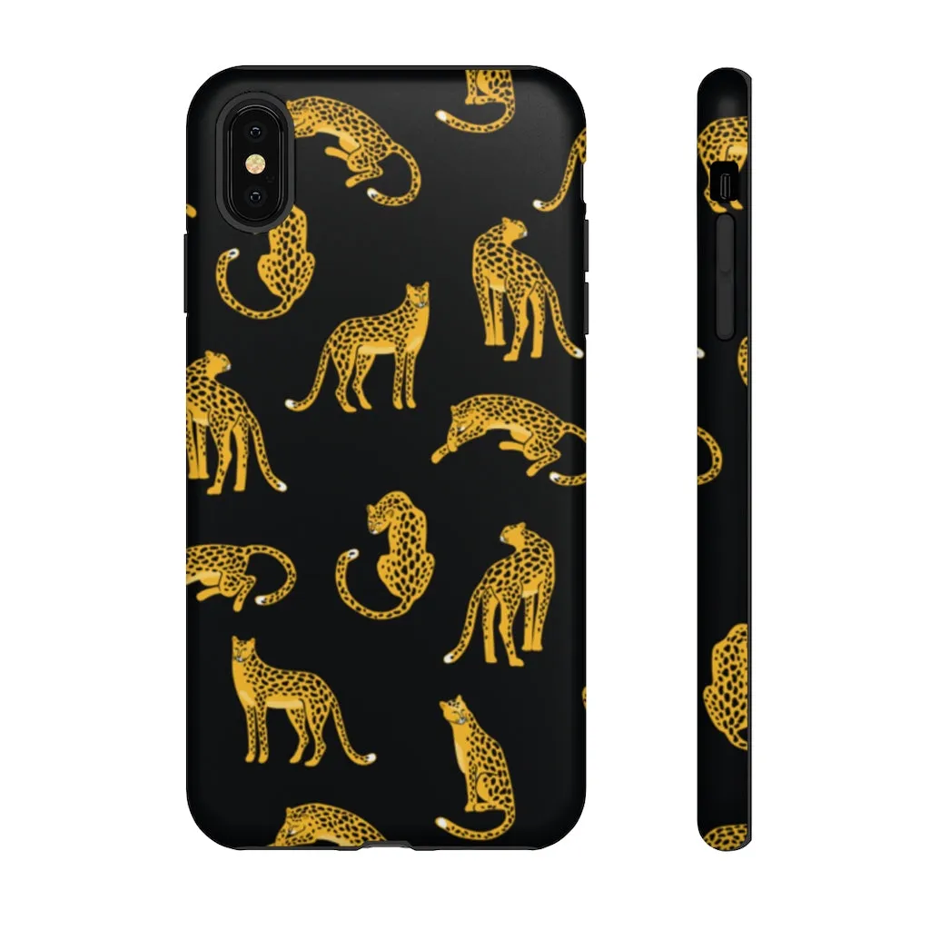 Black Leopards Tough Phone Case