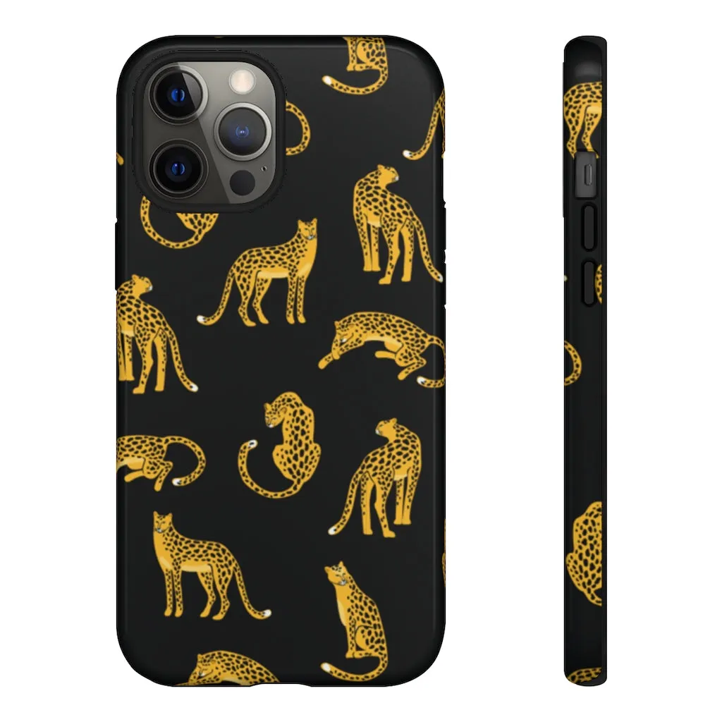 Black Leopards Tough Phone Case